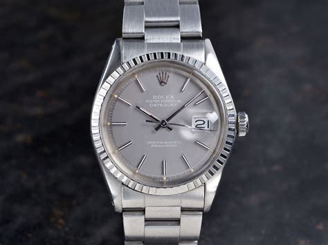 rolex datejust 1603 grey dial|Rolex Datejust brochure.